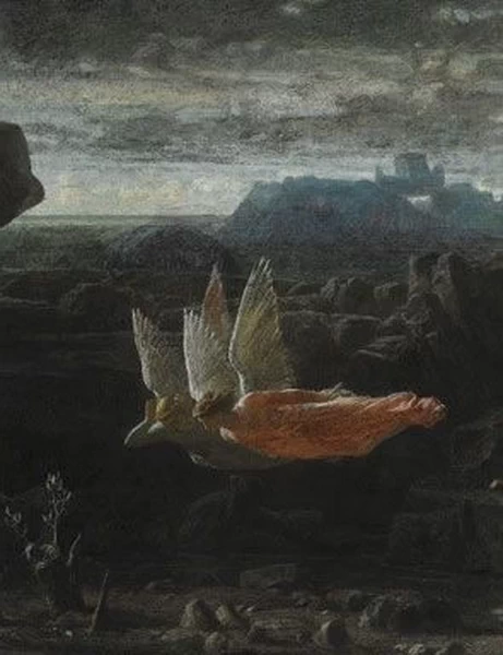 Il diluvio, 1856 - dettaglio